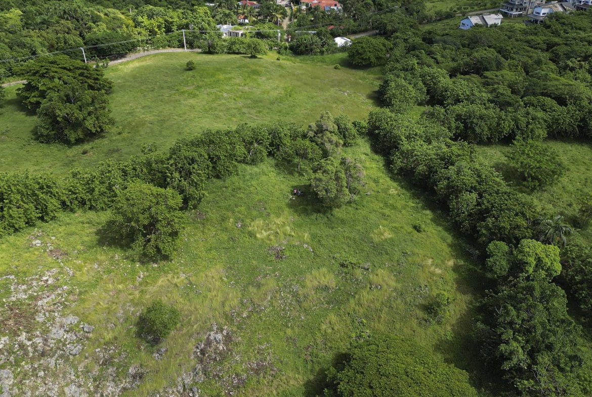 buyDRproperty Aerial view of 76 acres of awesome development land in Sosua, Dominican Republic. Sosua Real Estate
