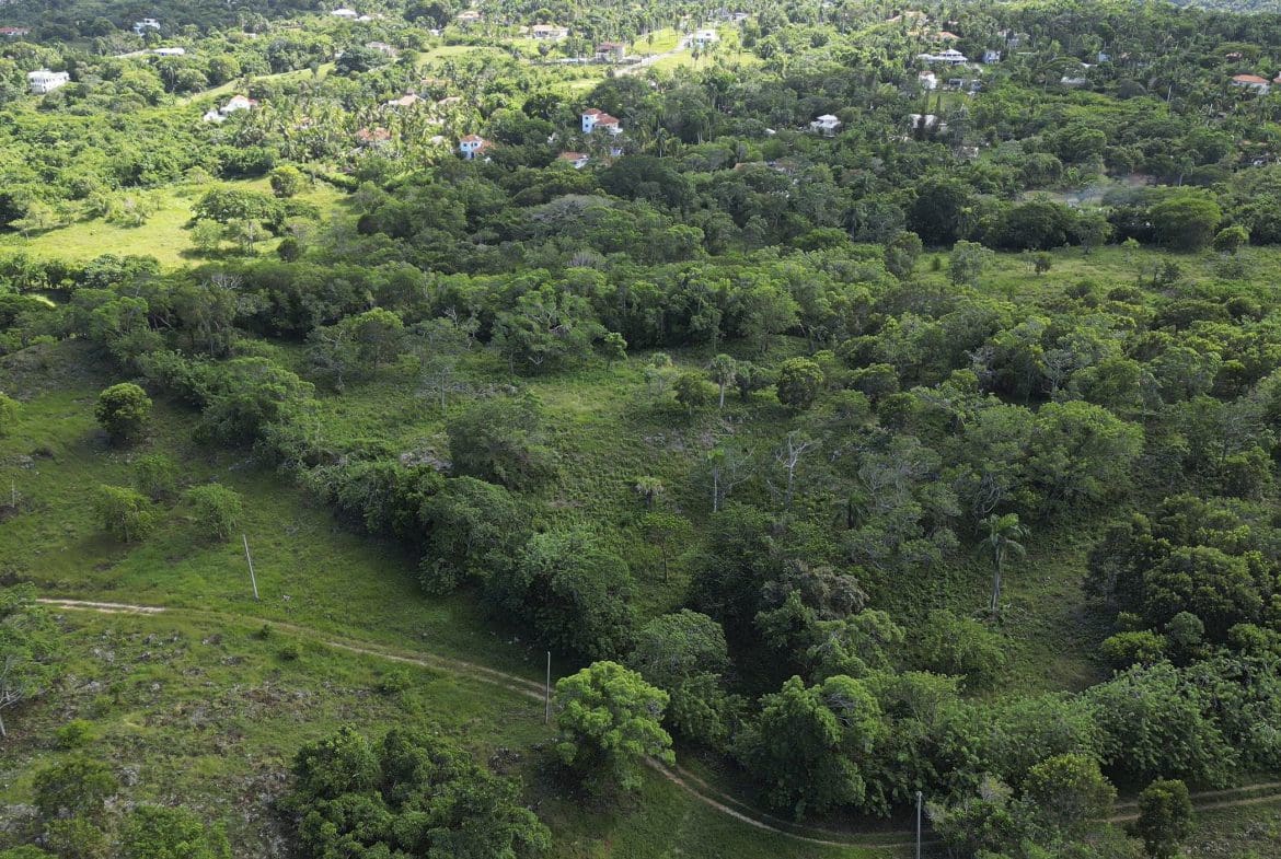 buyDRproperty Aerial view of 76 acres of awesome development land in Sosua, Dominican Republic. Sosua Real Estate