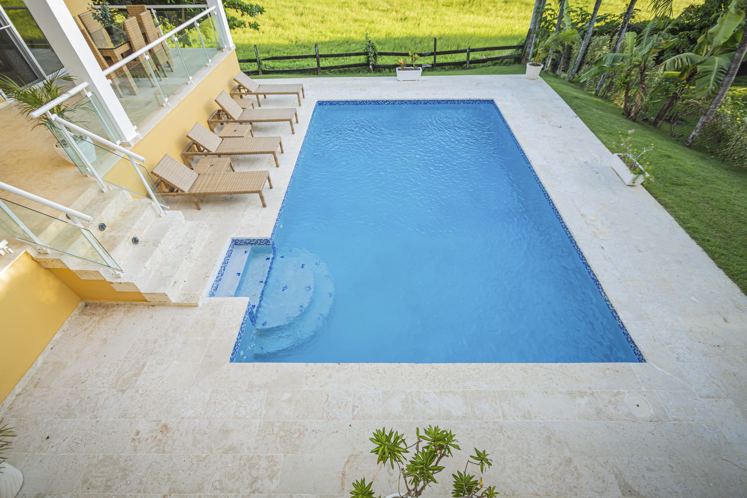 buyDRproperty Luxury villa for sale in Terramar with a private pool and patio. Sosua Real Estate