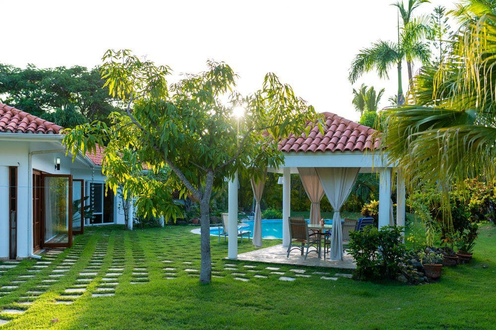 buyDRproperty Beautiful villa luna near Sea Horse Ranch with gazebo and pool in a tropical setting. Sosua Real Estate