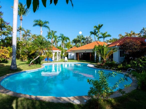 buyDRproperty Beautiful villa luna oceanfront property with a pool at Sea Horse Ranch. Sosua Real Estate