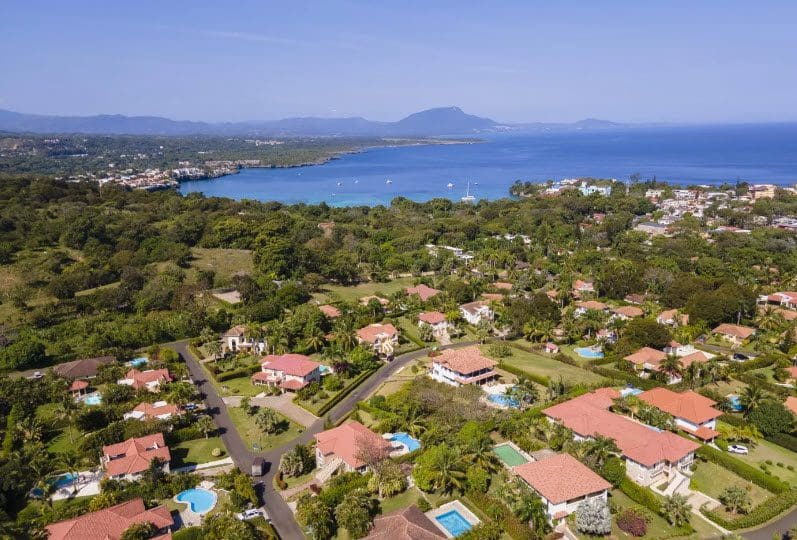 buyDRproperty Aerial view of beautiful building lots near the ocean and Sosua center Sosua Real Estate