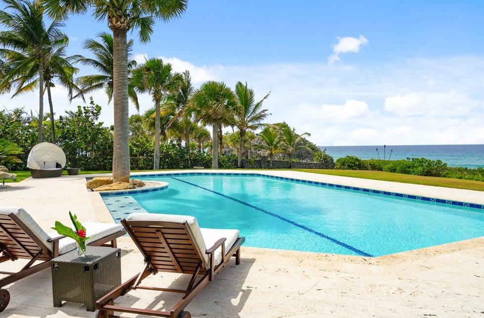 buyDRproperty Luxury oceanfront villa with pool and ocean view at Sea Horse Ranch, Dominican Republic. Sosua Real Estate