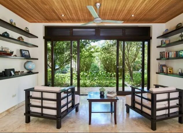 buyDRproperty Living room with a view at Beautiful Villa WINDWARD in Sea Horse Ranch. Sosua Real Estate