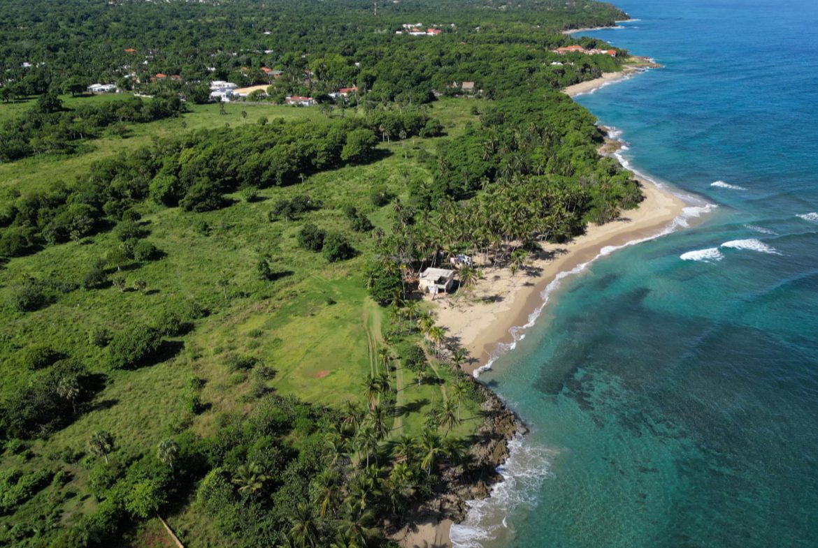 buyDRproperty Stunning oceanfront development property with beach and turquoise water Sosua Real Estate