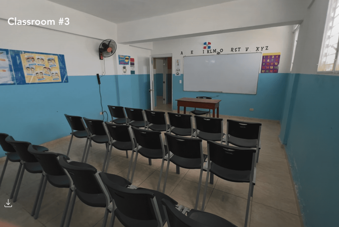 buyDRproperty Classroom setup for a hostel business in Monti Cristi Sosua Real Estate