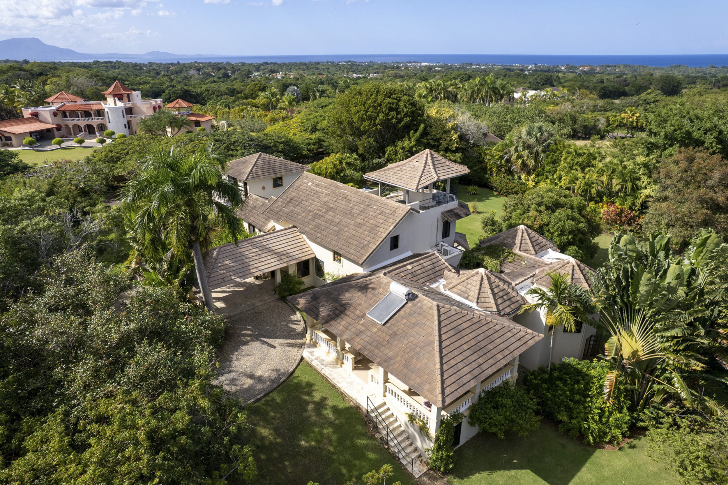 buyDRproperty Aerial view of a Beautiful 4 Bedroom Villa in Haciendas el Choco, Sosua Sosua Real Estate