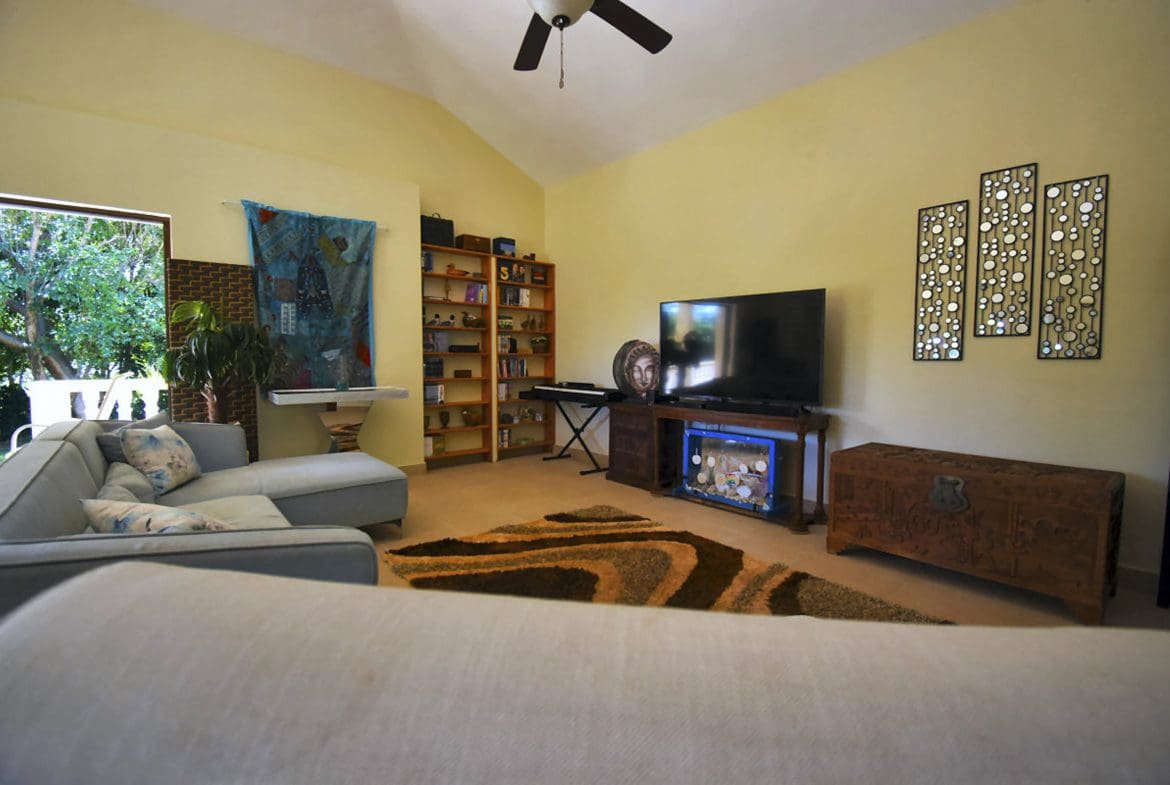buyDRproperty Living room in a Beautiful 4 Bedroom Villa, part of the Haciendas el Choco community. Sosua Real Estate