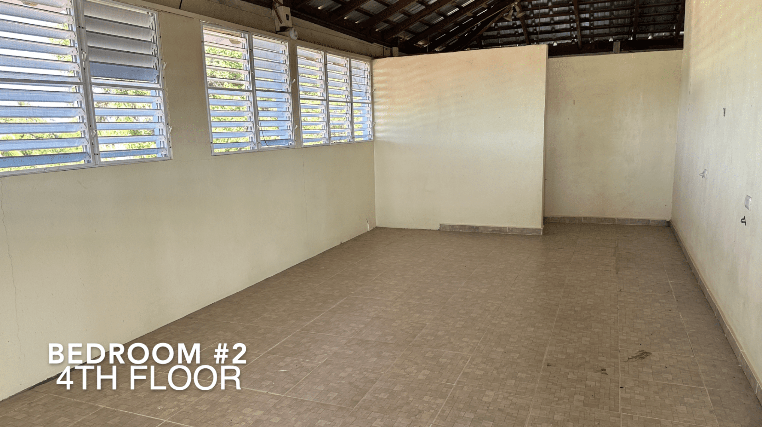 buyDRproperty Bedroom #2 on the 4th floor of an affordable hotel facility. Sosua Real Estate
