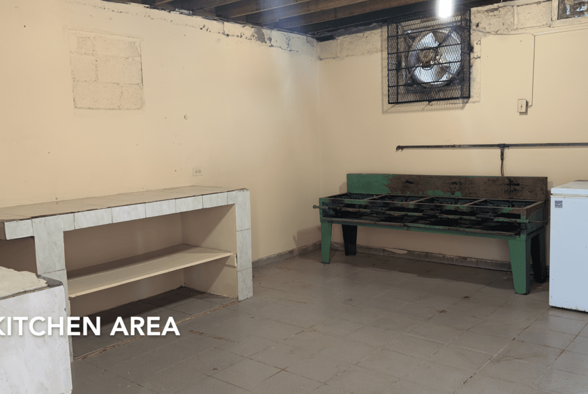 buyDRproperty Kitchen area in an affordable hotel facility for sale featuring a grill and freezer. Sosua Real Estate
