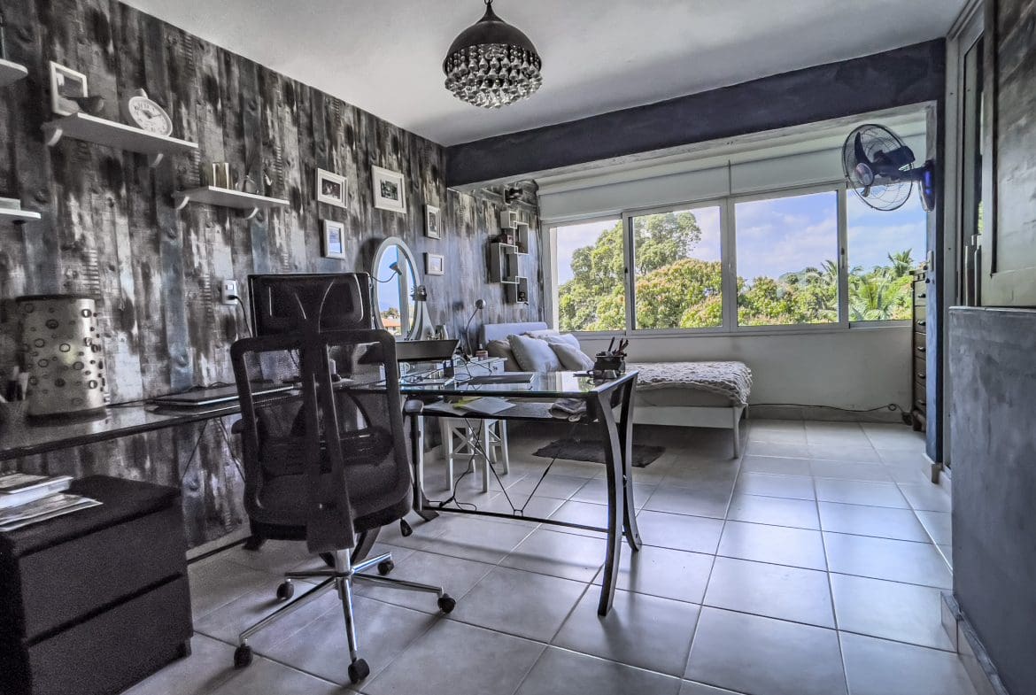buyDRproperty Modern desk area in a 2 bedroom condo in the heart of Sosua, Dominican Republic. Sosua Real Estate
