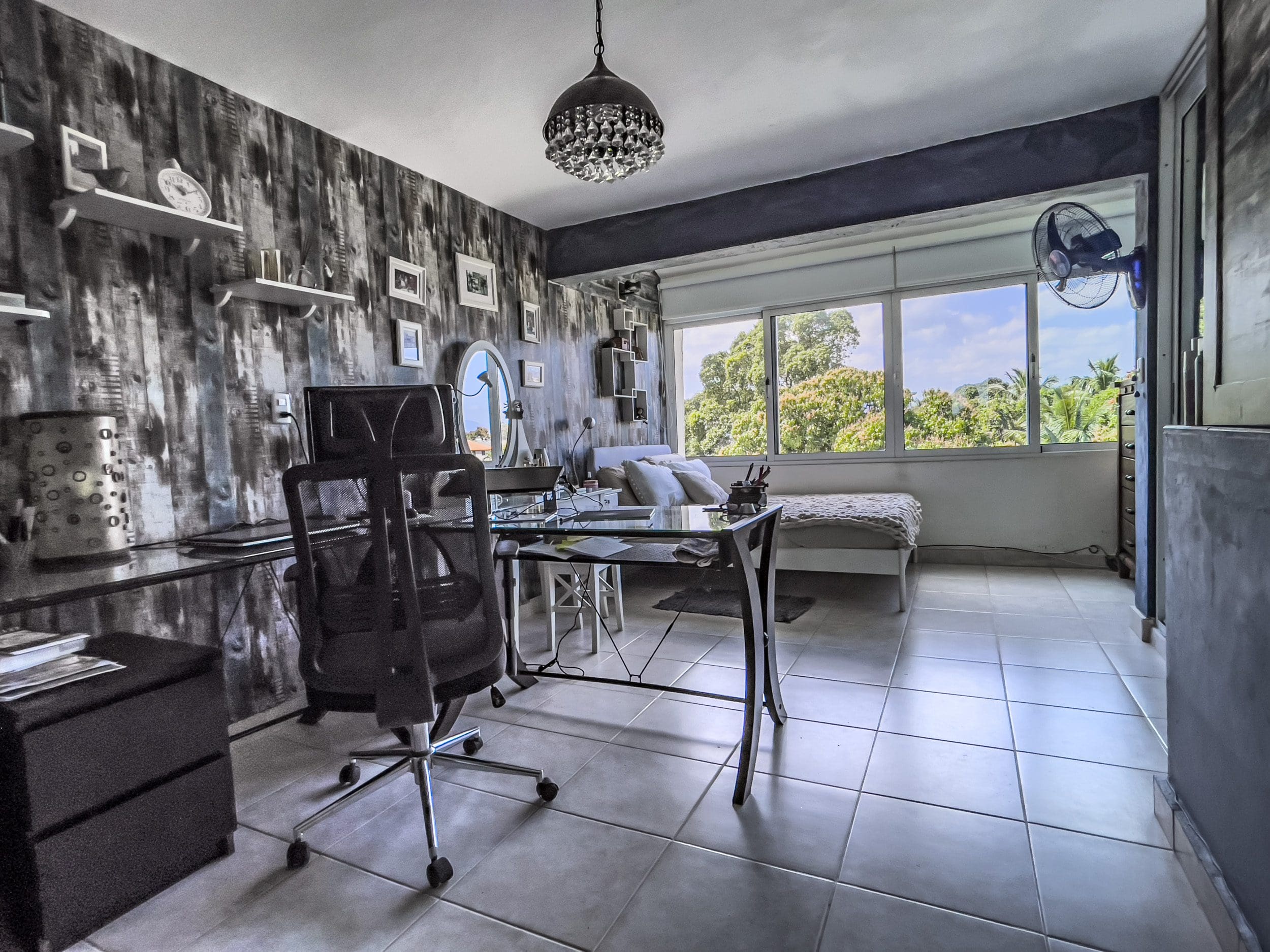 buyDRproperty Modern desk area in a 2 bedroom condo in the heart of Sosua, Dominican Republic. Sosua Real Estate