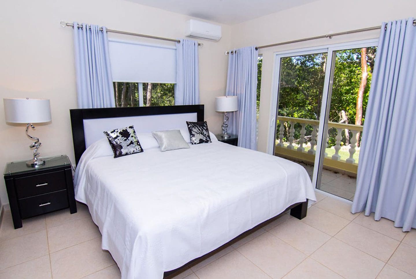 buyDRproperty Bedroom in Beautiful Villa BELLA in Casa Linda with a view of the outdoors Sosua Real Estate