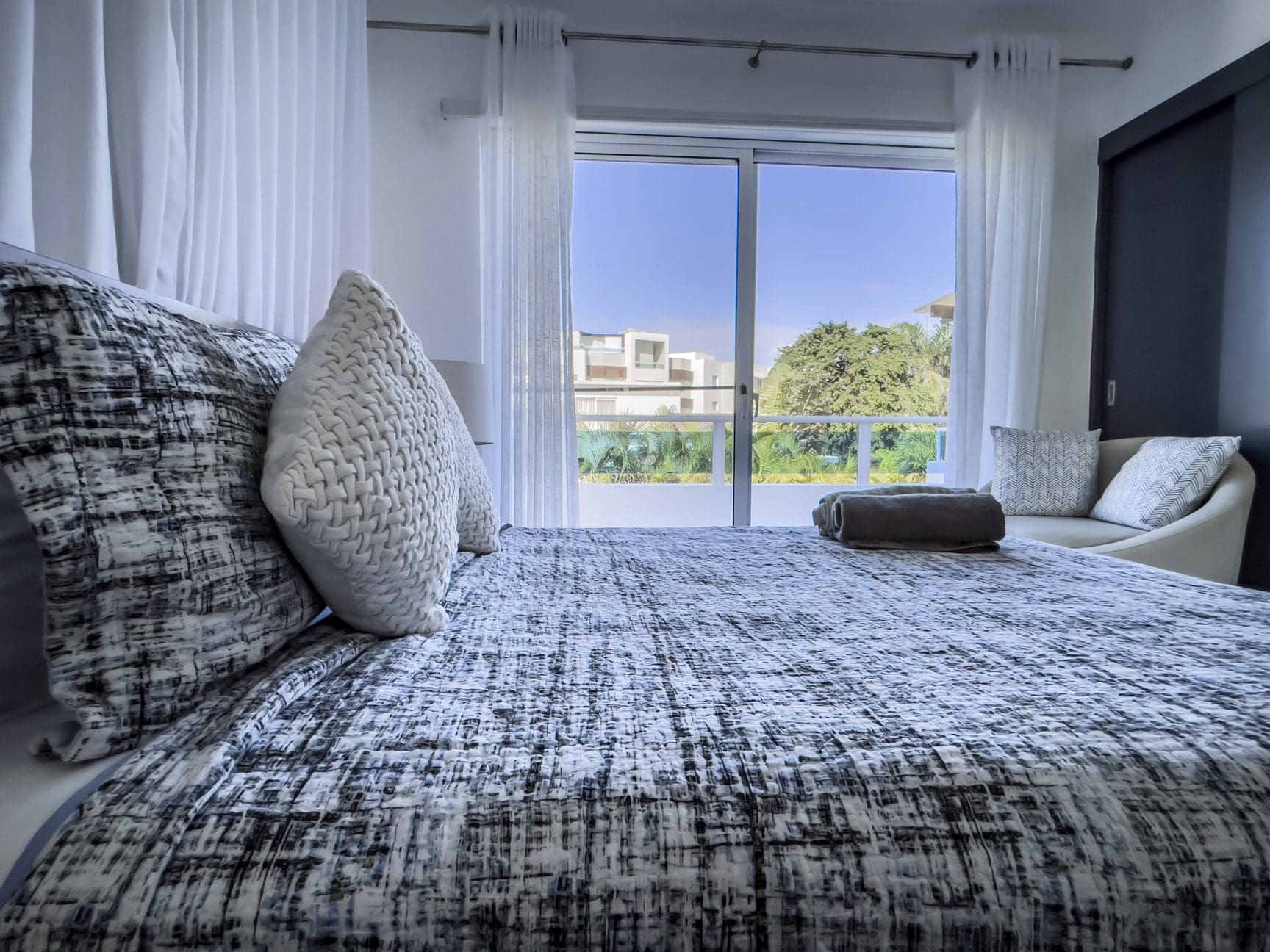 buyDRproperty Bedroom in Sosúa Ocean Village villa for sale with ocean view. 3-bedroom villa in Dominican Republic. Sosua Real Estate