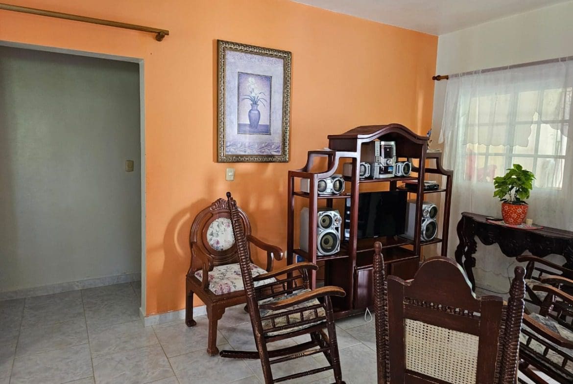 buyDRproperty Living room of a charming house for sale in Cabarete Sosua Real Estate
