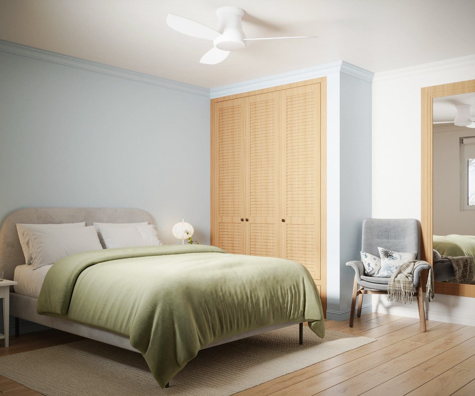 buyDRproperty Bedroom with bed and wardrobe. Special Offer in a pre-construction home. Sosua Real Estate
