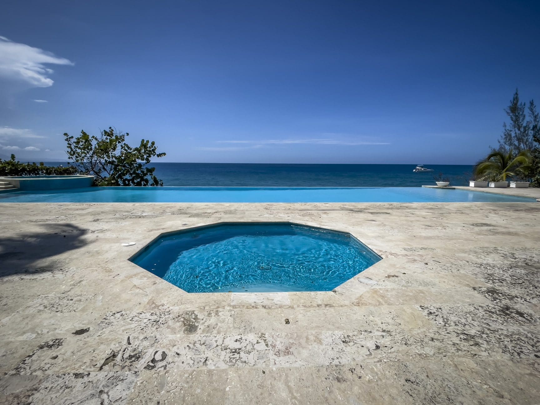 buyDRproperty Ocean view from a luxury 2-bedroom condo with infinity pool Sosua Real Estate
