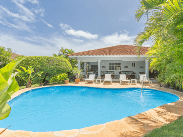 buyDRproperty 3 Bedroom Villa with pool and patio area Sosua Real Estate