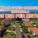 Buydrproperty Land for Sale in a Gated Community Hispaniola Priced at $65 Usd Per Meter Sosua Real Estate Buydrpropertycom Buydrpropertycom