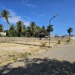 Buydrproperty Construction Site with Foundations Palm Trees and a Blue Sky Sosua Real Estate Buydrpropertycom Buydrpropertycom