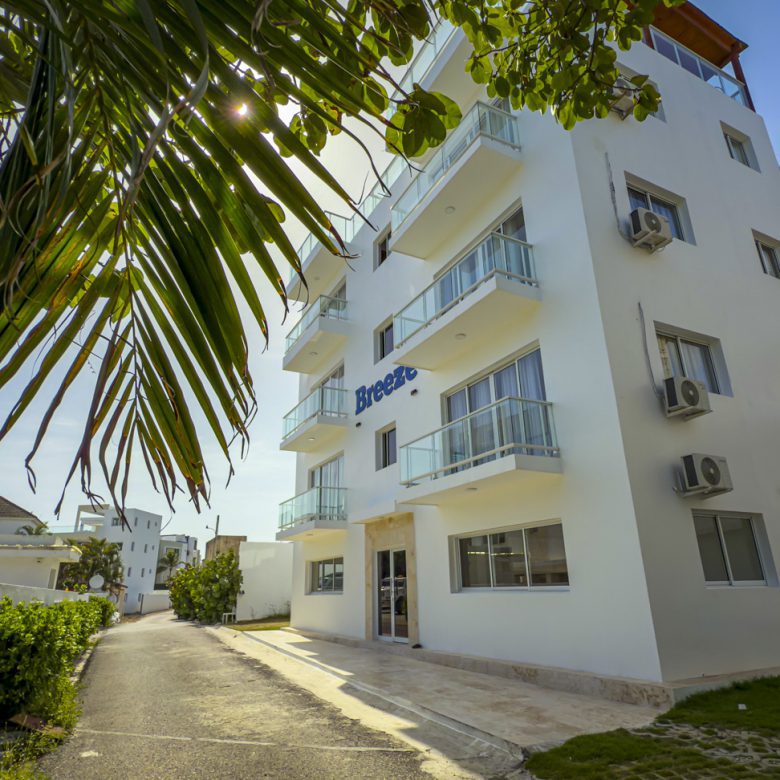 Buydrproperty Exterior of Breeze Building with Balconies in Sunny Dominican Republic Sosua Real Estate Buydrpropertycom Buydrpropertycom